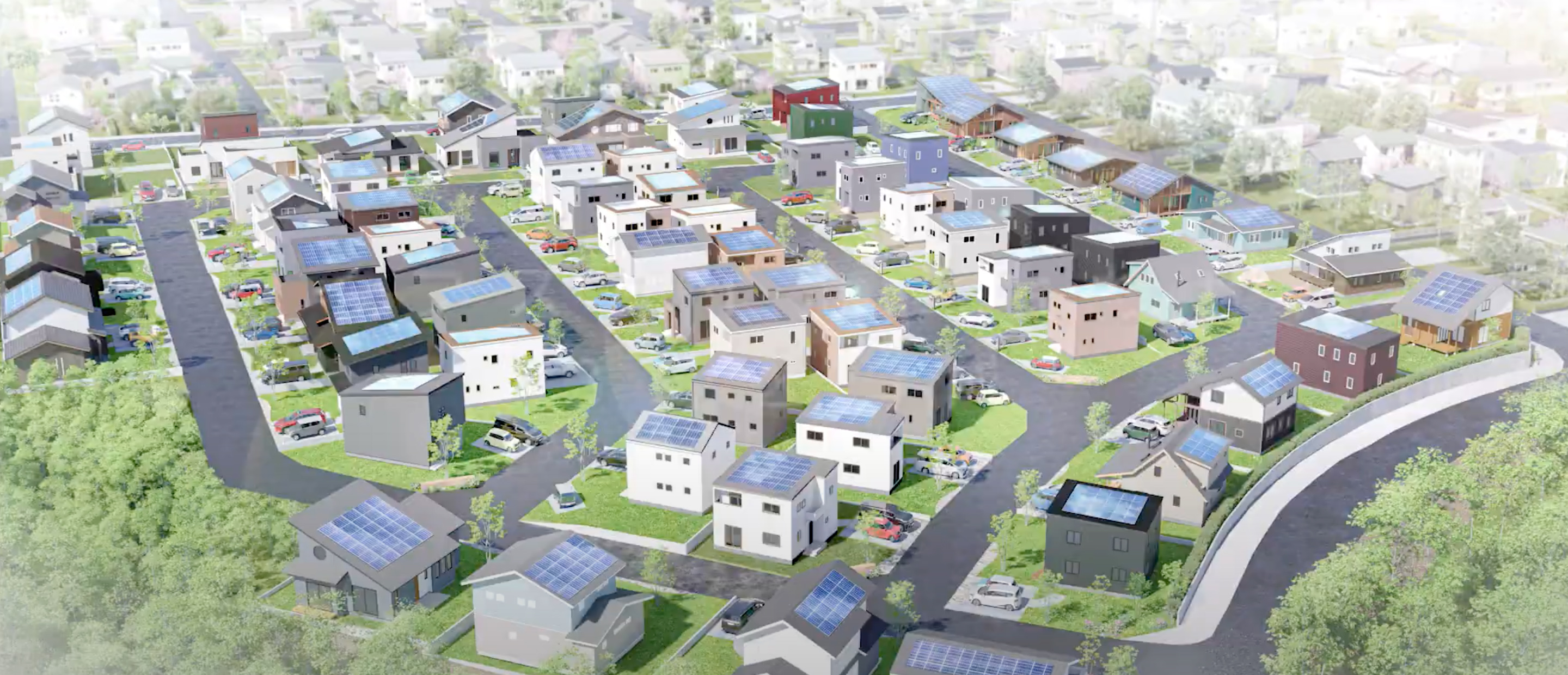 ウッドエッグヒルズ名取 区画イメージパース